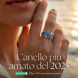 Miralys | Anello ondulato antico