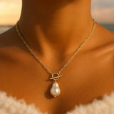 Ahlia | Collana con Pendente a Perla