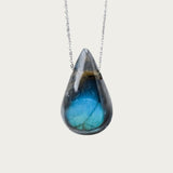 Lacrima del Mare | Collana in labradorite