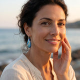 Lunarea – Orecchini Blu Laguna